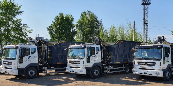 На заводе ТФК «Феникс» начался выпуск ломовозов на шасси Daewoo Novus